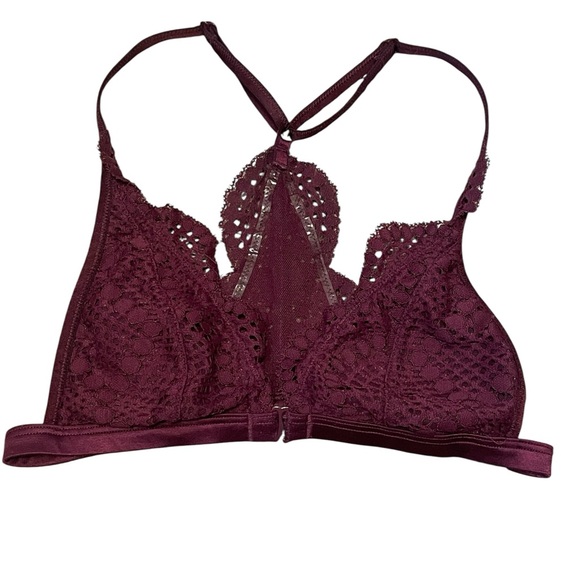 Victoria's Secret Other - Victoria's Secret Deep Purple Lace Bralette Size XS EUC